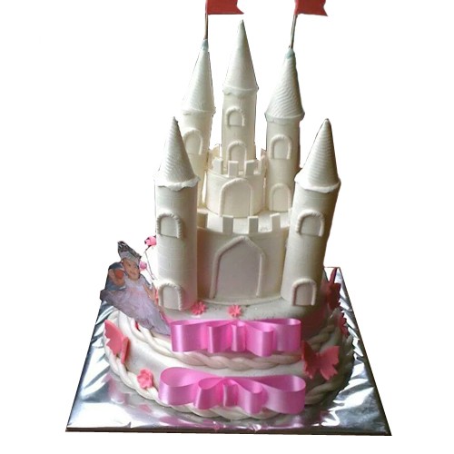 Sparkling Princess Castle Cake - Hottie Biscotti